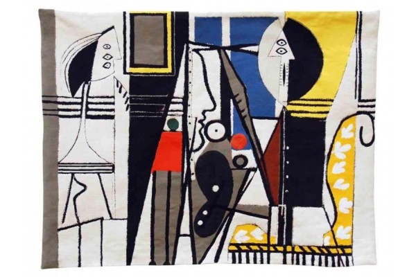 Teppich  Tapisserien -  Le peintre et son modele by Picasso (1928)